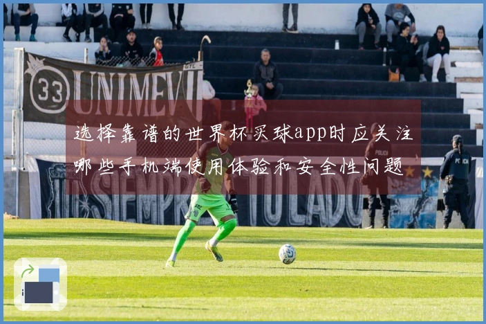 选择靠谱的世界杯买球app时应关注哪些手机端使用体验和安全性问题